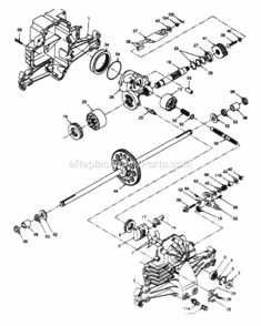 Page F Diagram and Parts List for PP15H42KB  Poulan Lawn Tractor
