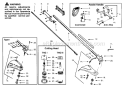 Page B Diagram and Parts List for PP165  Poulan Trimmer