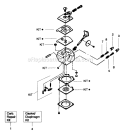 Page A Diagram and Parts List for PP176  Poulan Trimmer