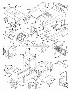Part Location Diagram of 532144526 Husqvarna Panel Pnt Right Hand Side