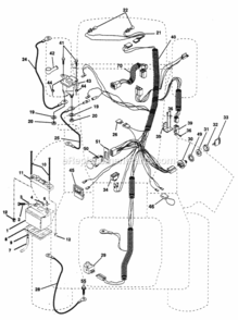 Part Location Diagram of 532145493 Husqvarna Harness, Ignition