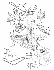 Part Location Diagram of 532140579 Husqvarna Deck Asm., Mower 44-In. Vented