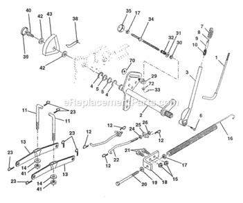 Page F Diagram and Parts List for PP1846A  Poulan Lawn Tractor