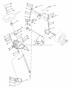 Page I Diagram and Parts List for PP1846A  Poulan Lawn Tractor