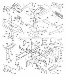 Part Location Diagram of 145051X014 Husqvarna Saddle