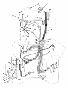 Part Location Diagram of 138101 Husqvarna Light Pkg Asm