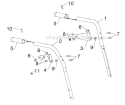 Handle Diagram and Parts List for PP1850ES 96198005502 - 2012-08 Poulan Snow Blower