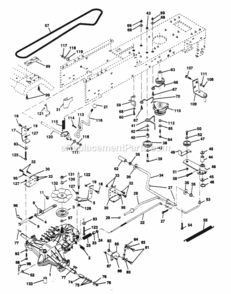 Page C Diagram and Parts List for PP18H44JA  Poulan Lawn Tractor