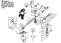 Page B Diagram and Parts List for PP200  Poulan Trimmer