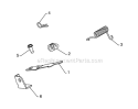 Page M Diagram and Parts List for PP208E24  Poulan Snow Blower