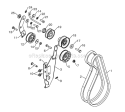 Part Location Diagram of 584378701 Husqvarna Idler Bracket