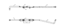 Page W Diagram and Parts List for PP208E24  Poulan Snow Blower