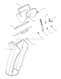 Page F Diagram and Parts List for PP208E24  Poulan Snow Blower