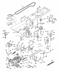 Page C Diagram and Parts List for PP20H46A  Poulan Lawn Tractor