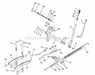 Page F Diagram and Parts List for PP20H50J  Poulan Lawn Tractor