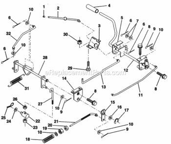 Page A Diagram and Parts List for PP21R38MA  Poulan Lawn Tractor