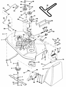 Part Location Diagram of 532132256 Husqvarna Seal, Cover