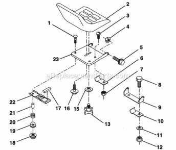 Page M Diagram and Parts List for PP21R38MA  Poulan Lawn Tractor