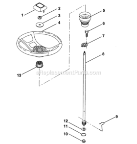 Page O Diagram and Parts List for PP21R38MA  Poulan Lawn Tractor