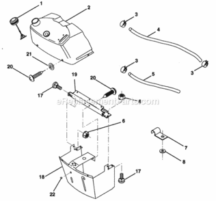 Page C Diagram and Parts List for PP21R38MA  Poulan Lawn Tractor