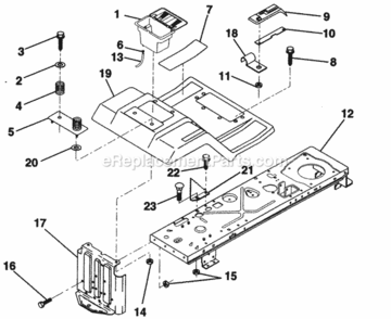 Part Location Diagram of 532125394 Husqvarna Fender/Footrest