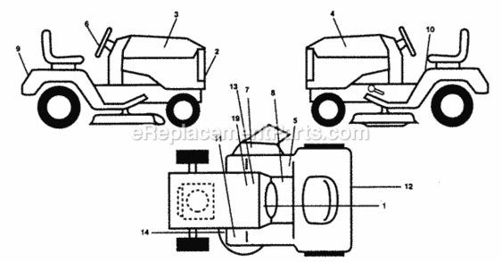 Part Location Diagram of 532146534 Husqvarna Decal, Hood, Rh