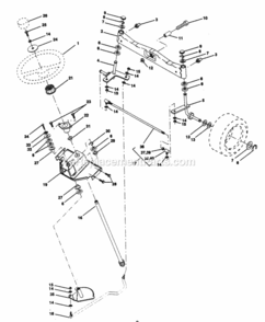 Page I Diagram and Parts List for PP22H50K  Poulan Lawn Tractor