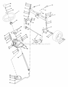 Page I Diagram and Parts List for PP22H50  Poulan Lawn Tractor