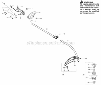 Part Location Diagram of 545080801 Husqvarna Assembly - Wound Spool