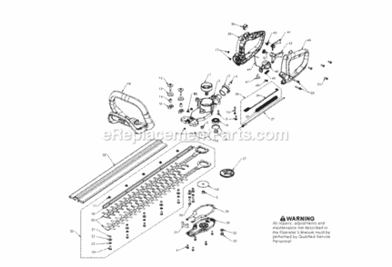 Cutting_Equipment Diagram and Parts List for PP2822 966513101 2011-03 Poulan Trimmer