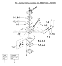 Page A Diagram and Parts List for PP331  Poulan Trimmer