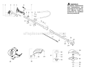 Page B Diagram and Parts List for PP336  Poulan Trimmer