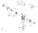 Page A Diagram and Parts List for PP3416 966063001 Poulan Chainsaw