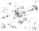Page A Diagram and Parts List for PP3816 Type 2 Poulan Chainsaw