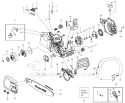 Page A Diagram and Parts List for PP4018 Type 2 Poulan Chainsaw