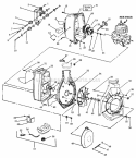 Blower Assembly Diagram and Parts List for PP420  Poulan Leaf Blower / Vacuum