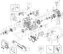 Page A Diagram and Parts List for PP4218AVHD Type 2 Poulan Chainsaw