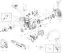 Starter Diagram and Parts List for PP4218 Type 2 Poulan Chainsaw