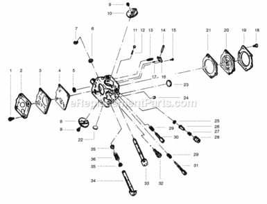 Part Location Diagram of 507433524 Poulan Washer