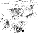 External Power Unit Diagram and Parts List for PP475  Poulan Chainsaw