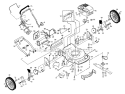 Page A Diagram and Parts List for PP500HK  Poulan Lawn Mower