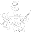 Chute Diagram and Parts List for PP521ES 96188000600 - 2011-06 Poulan Snow Blower