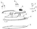 Part Location Diagram of 532444682 Husqvarna Boltshoulderhexhd1/4-20