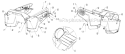 Cover Diagram and Parts List for PP521ES 96188000601 - 2012-07 Poulan Snow Blower