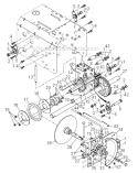 Drive Diagram and Parts List for PP5524ES  Poulan Snow Blower