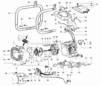 Part Location Diagram of 507476601 Poulan Starter Pulley