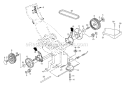 Page B Diagram and Parts List for PP722L  Poulan Lawn Mower