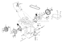 Page B Diagram and Parts List for PP722SLA  Poulan Lawn Mower