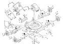 Page D Diagram and Parts List for PP722SLA  Poulan Lawn Mower