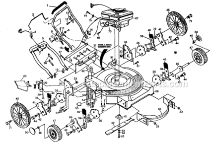 Part Location Diagram of 851464 Husqvarna Control.Throttle